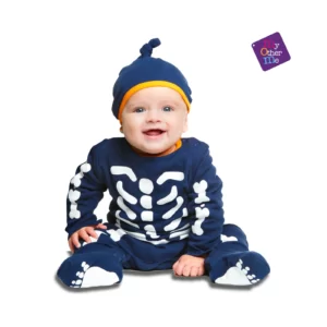 Costume  SCHELETRO BABY COTTON 7-12 MESI