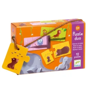 Puzzle duo baby animals
