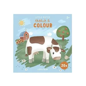 Libro da colorare Little farm