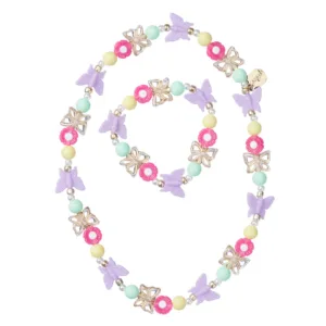 Set collana e bracciale Coco farfalla
