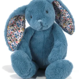 Fiore coniglio blu di peluche - 25 cm