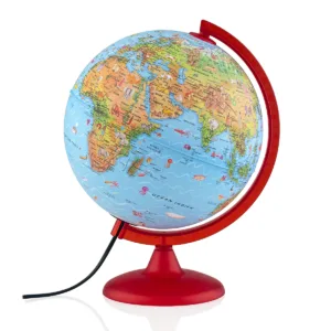 Globo/Mappamondo 25 cm ZOO IT 230V -&&