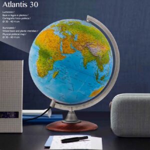 Globo/Mappamondo 30 cm ATLANTIS 230 V-&&